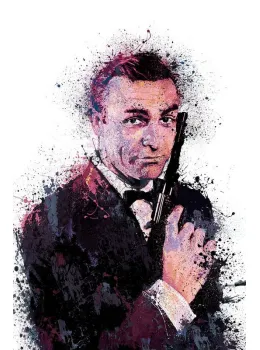 007, With Love (Artist Edition) - Black Framed