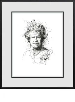 70 Years Of Service - Black Framed