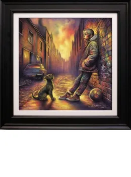A Dogs Life - Black Framed