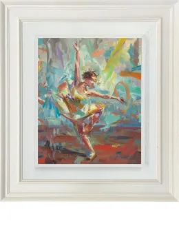 A Leap Of The Heart - Miniature - Cream Framed