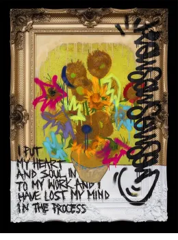 A Troubled Mind Of An Artist - Deluxe - Framed