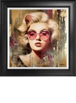 A Vision In Pink - Limited Edition - Black Framed