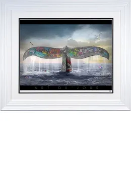 A Whale's Tale - Artist Proof White Framed