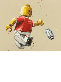 A-Lego Wyn Jones - Mounted
