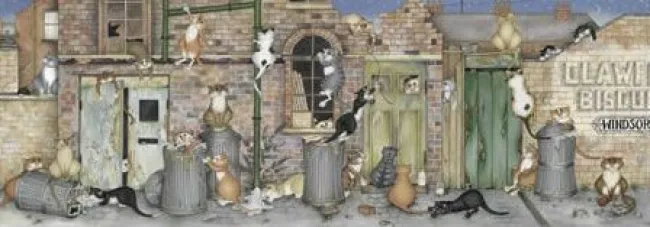 Alley cats - Mounted