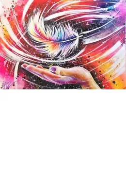 Angels Gift - Original On Paper - Framed