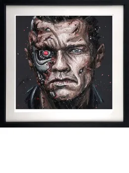 Arnie - Artist Proof Black Framed