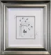 Besties - Original Sketch - Silver Framed