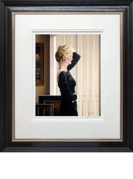 Black On Blonde - Black Framed