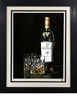 Blame It On The Whisky - Black Framed