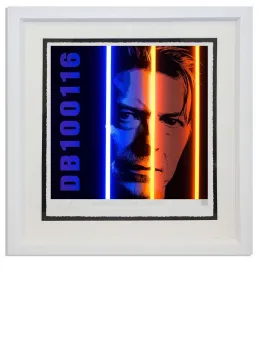 Bowie - White Framed