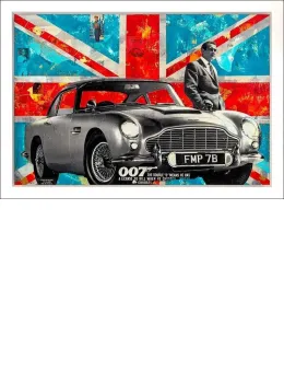 Break In The Action - White Framed