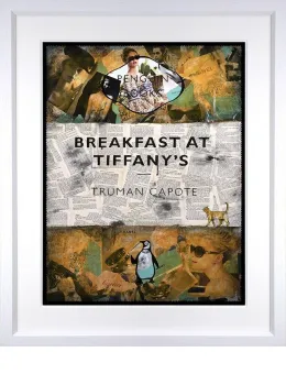Breakfast At Tiffany's - White Framed