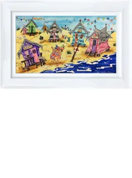 British And Proud - Original - White Framed