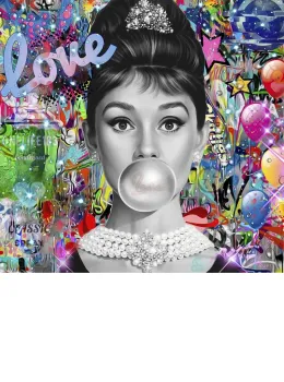 Bubblicious - White Framed