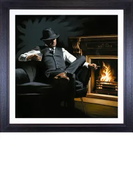 But First, Whisky - Canvas - Black Framed