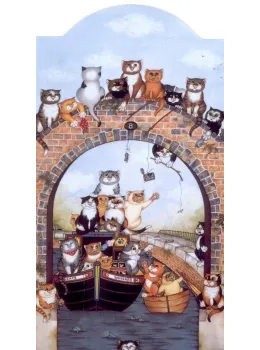 Canal Capers - Framed