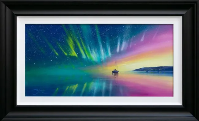 Celestial Reflections - Original - Black Framed Celestial Reflections - Original - Black Framed