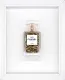 Chanel No.5 Capsules – (Gold) On White - White Framed