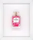 Chanel No.5 Capsules – (Hot Pink) On White - White Framed