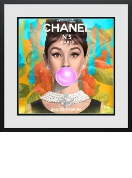 Chanel No.5 - Paper - Black Framed