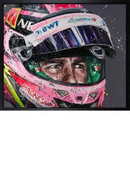 Checo - Canvas - Artist Proof Black Framed - Framed Box Canvas