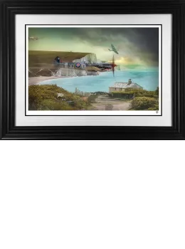 Clifftop Scramble - Artist Proof Black Framed