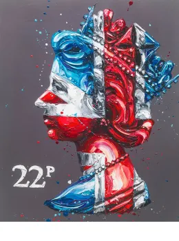 Commemorative Queen 22 - Mounted