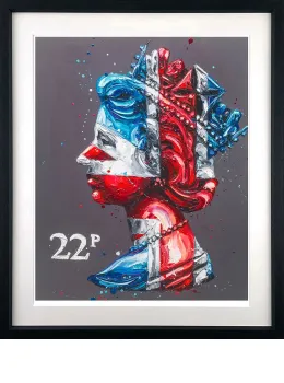 Commemorative Queen 22 - Artist Proof Black Framed