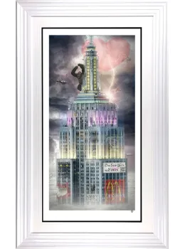 Concrete Jungle - White Framed
