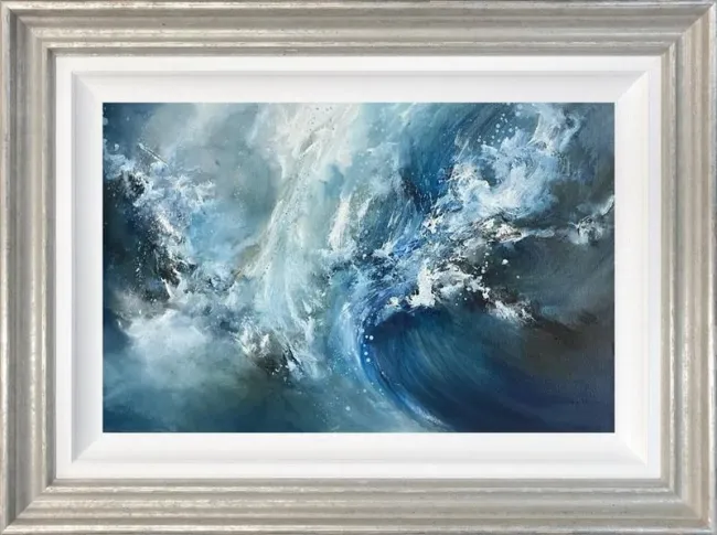Crashing Waves - Original - Framed Crashing Waves - Original - Framed