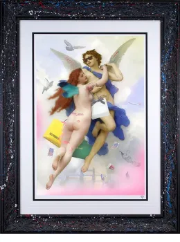 Cupid And Psyche 2023 - Artist Proof - Black Framed