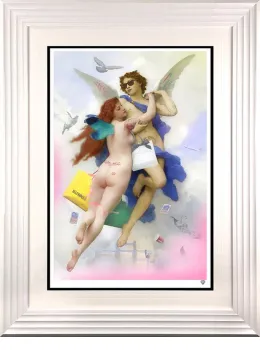 Cupid And Psyche 2023 - White Framed