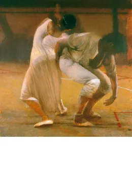 Dancers In White - Print
