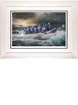 Dearly Departed - White Framed