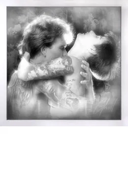 Ditto (Black & White) - Original - Framed