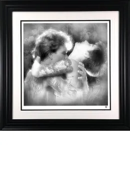 Ditto (Black & White) - Artist Proof Black Framed
