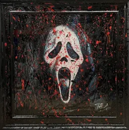 Do You Like Scary Movies - Deep Cast Liquid Resin - Framed