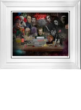 Do You Like Scary Movies - White Framed