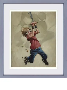 Does Whatever A Spider Can - Framed