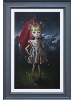 Double Dare - Canvas - Grey Framed