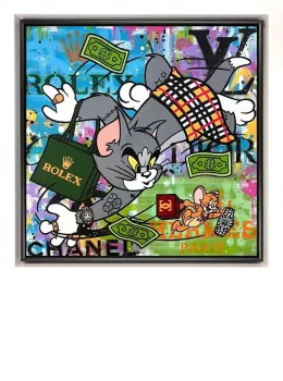 Double Trouble - White Framed