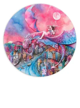Dragon Rider - Unframed Canvas