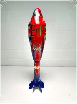 Elizabeth II Reign-Bomb (Aluminium Sculpture)