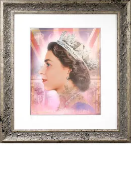 Elizabeth Royal - Lenticular - Silver Edition - Framed