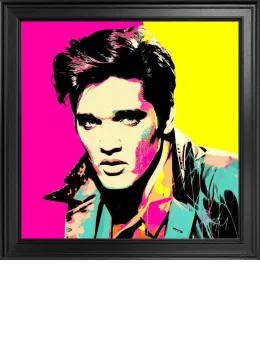 Elvis - Fabrica Collection (On Velvet) - Framed