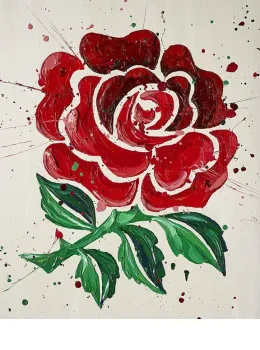 English Rose - Mounted