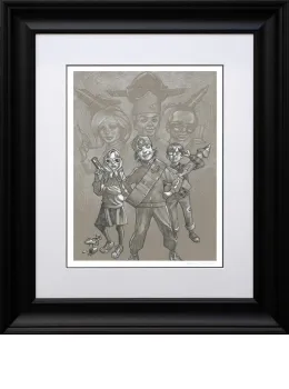 F-A-B - Sketch - Black Framed