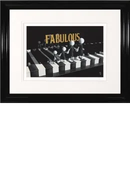 Fabulous - On Paper - Black Framed