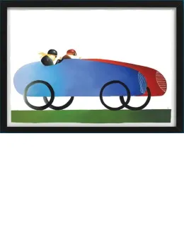 Faster And Faster - Black Framed